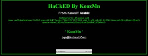 My hacked site page